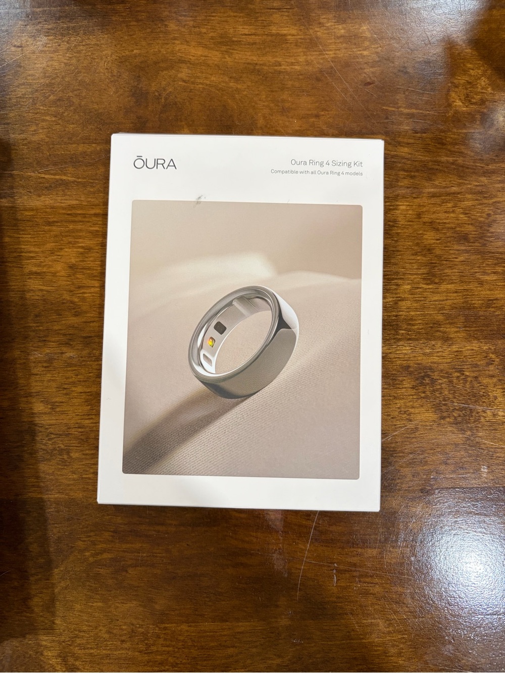 Oura Ring Sizing Kit - Silver/White